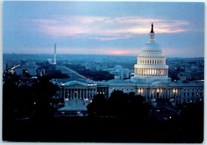 M-24339 US Capitol and Mall at sunset Washington District of Columbia