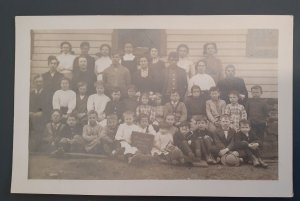 RPPC School Photo Fairview March 1911 J.S. Stein teacher Holtz PA?