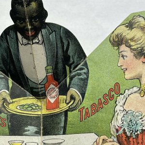 RARE - McIHENNY'S TABASCO SAUCE - METAMORPHIC - VICTORIAN TRADE CARD