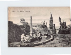 Postcard Rometta, Ville d'Este, Tivoli, Italy