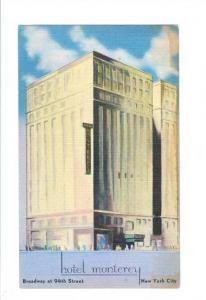 LP11    NYC, New York City, Hotel Monterey, , vintage 