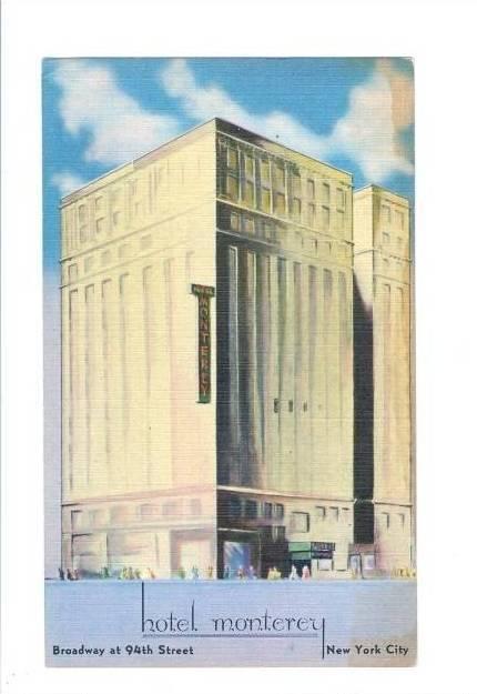 LP11    NYC, New York City, Hotel Monterey, , vintage 