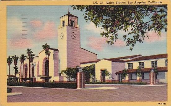 California Los Angeles Union Station 1953