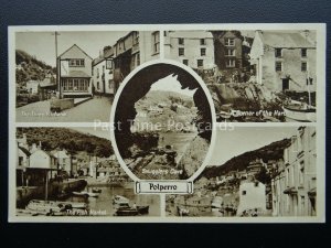 Cornwall POLPERRO 5 Image Multiview c1950 Postcard by Photo Precision