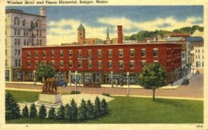 Windsor Hotel & Pierce Memorial in Bangor, Maine