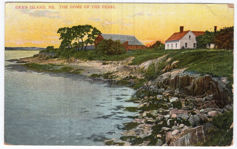 Orr's Island, Me, The Home Of The Pearl