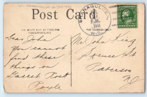 1911 Hunting Scene At Glidden WI DPO (1903-1912) Shanagolden Wisconsin Postcard