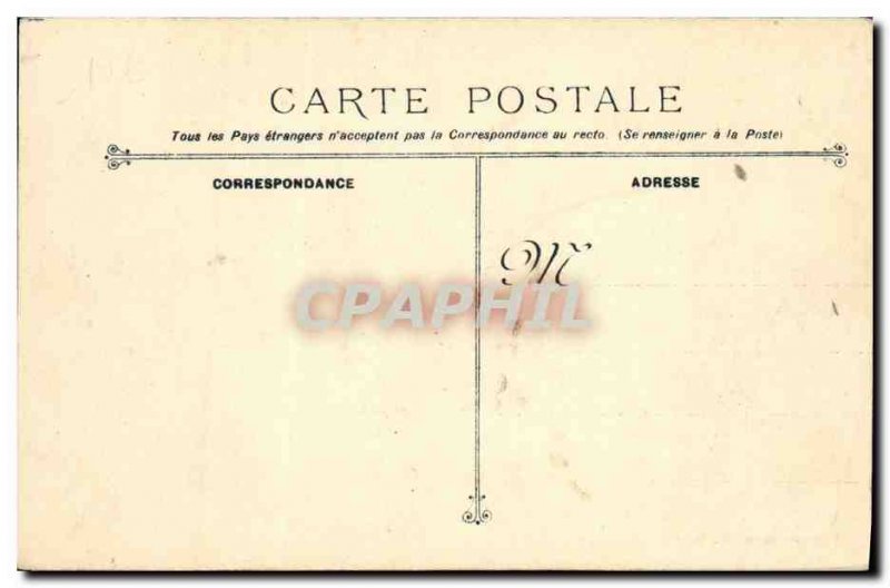 Old Postcard Boat War The destroyer Submersible Grondin