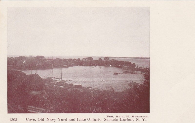 Sackets Harbor, N.Y., Cove, Old Navy Yard and Lake Ontario