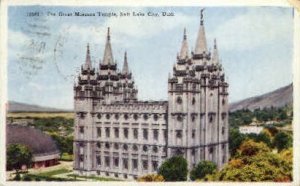 The Great Mormon Temple - Salt Lake City, Utah