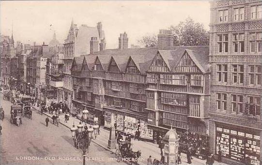 England London Old Houses Staple Inn Holburn