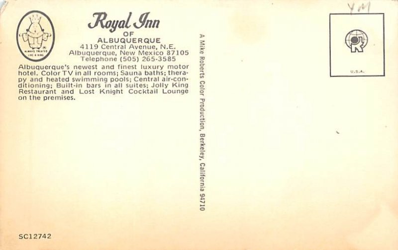Royal Inn Albuquerque, New Mexico NM