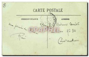 Old Postcard Valencia statue of Montalivet