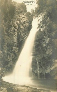 New Hampshire White Mountains Glen Ellis Falls C1910 RPPC Photo Postcard 22-3959