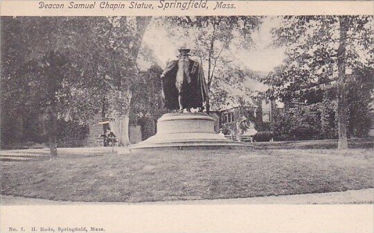 Deacon Samuel Chapin Statue Springfield Massachusetts