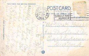 New Masonic Temple Saint Louis, Missouri USA 1934 PU Missing Stamp 