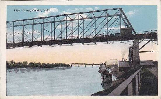 Nebraska Omaha River Scene