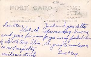 Lyons Nebraska~Residential Street~Beautiful Homes~c1910 RPPC Postcard