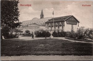 Denmark Marienlyst Kurhuset Vintage Postcard C200