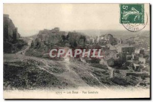 Old Postcard The general view Baux