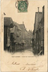 CPA PONT-AUDEMER Riviere Rue Thiers (1160463)