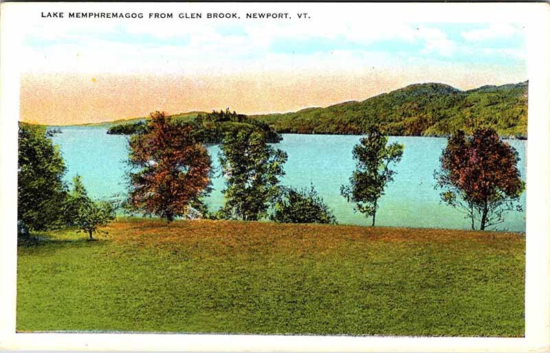 Postcard MOUNTAIN SCENE Newport Vermont VT AO9929