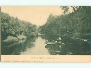 Pre-chrome BOAT SCENE Redding California CA AF5045