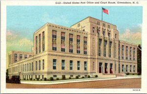 North Carolina Greensboro Post Office and Court House Curteich