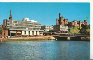 Scotland Postcard - The Castle and Ness Bridge - Inverness-shire - Ref TZ7471