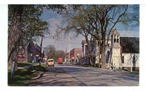 ME - Thomaston. Main Street Scene ca 1950's