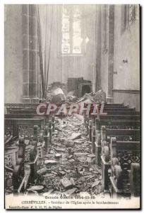 Old Postcard Army Postcard Grand Old War 1914-15-16 Gerbeviller Interior of t...