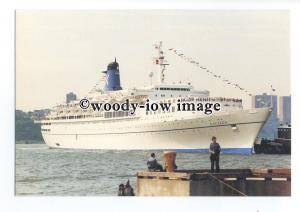 LN0537 - Italian Liner - Galileo at New York - postcard