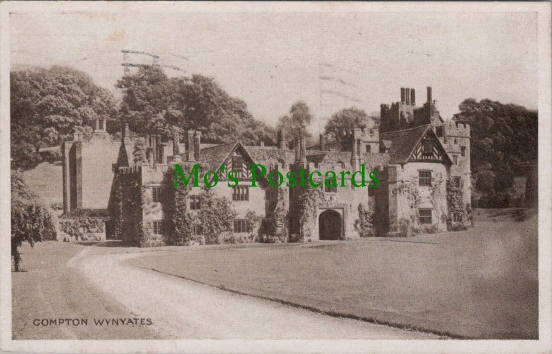 Warwickshire Postcard - Compton Wynyates. Posted 1943 -  RS36844