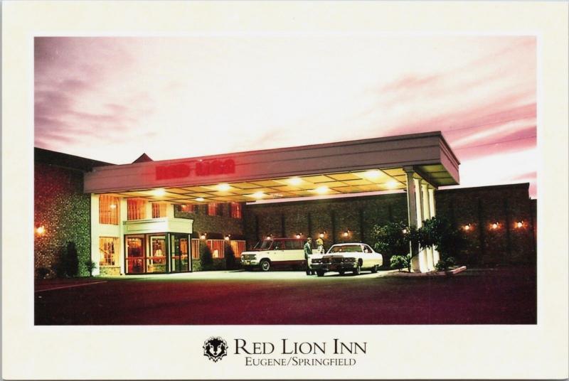 Red Lion Inn Springfield Oregon OR Unused Vintage Postcard D34