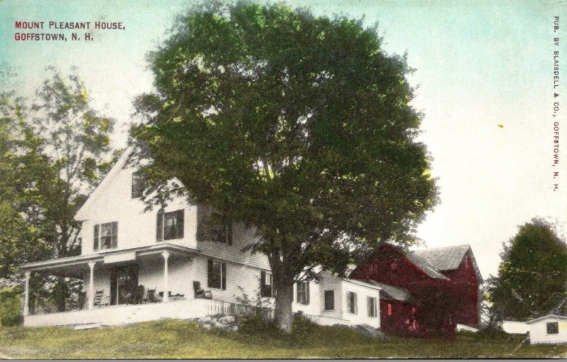 New Hampshire Goffstown Mount Pleasant House 1911
