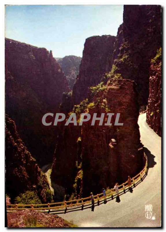 Postcard Modern Landscapes of France Gorges Daluis Alpes Maritimes carved fro...