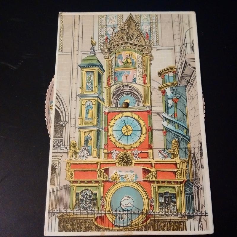 Strasbourg Astronomical Clock  - Mechanical Postcard