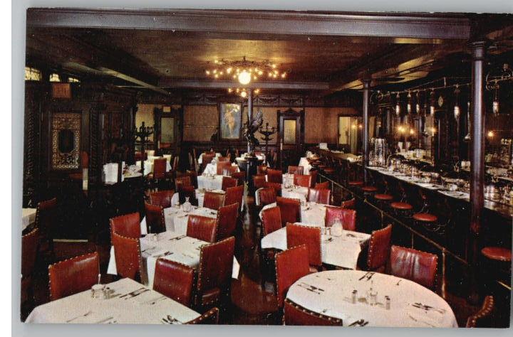 Postcard-Locke Ober Cafe..Boston,Massachusetts/MA