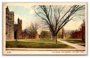 Yale University Campus New Haven Connecticut CT UNP DB Postcard Z10