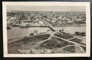 Mint Ecuador Real Picture Postcard RPPC Guayaquil American Water Park