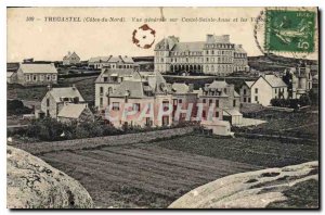 Postcard Old Tregastel North Cotes Vue Generale Castel Sainte Anne and Villa