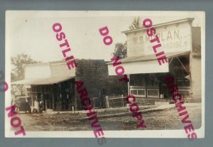 Urich MISSOURI RPPC 1918 GENERAL STORE Main Street nr Clinton Garden City