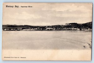 Ontario Canada Postcard Murray Bay Saguenay River Biddeford ME 1906 Antique