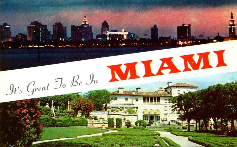 Florida Greetings From Miami The Magic City