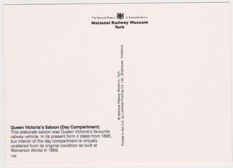 QUEEN VICTORIA'S RAILWAY CAR