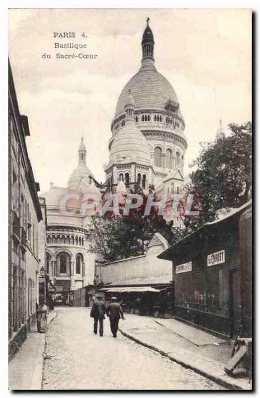 Postcard Old Paris Basilique du Sacre Coeur