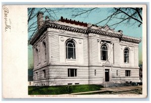 1908 Ryerson Public Library Grand Rapids Michigan MI Antique Posted Postcard