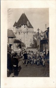 Postcard France Christmas Parade, H. Dufour Nevers chateau