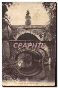 Old Postcard Juvisy Bridge Belles Fontaines