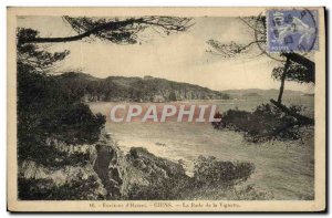 Old Postcard Hyeres Giens Surroundings La Rade de la Vignette